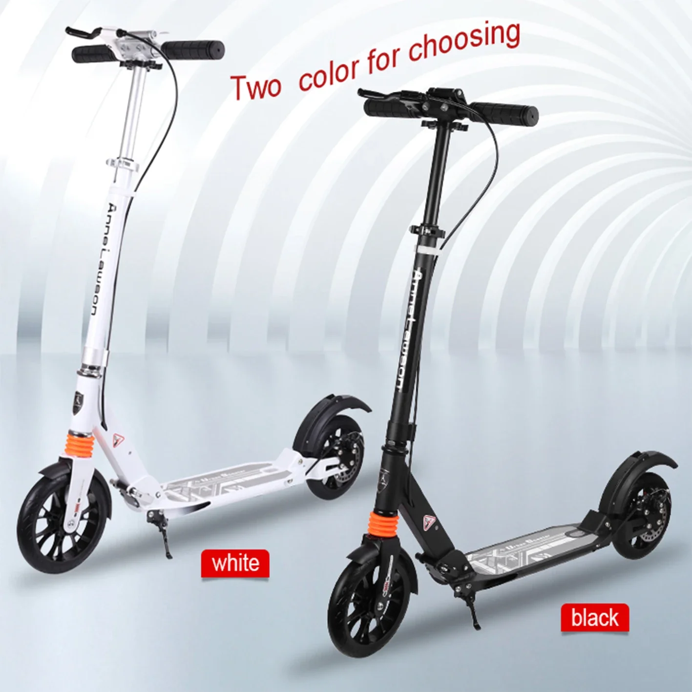 Adult Pedal Scooter Youth Large Wheel Two-wheel Two-wheel Foldable Scooter City Adult Hand Brake