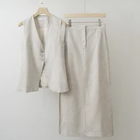 2025 Women Casual Summer Vest Skirt Sets - Image 4