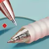 M&G 4pcs 0.5mm Gel Pen Black Quick Drying Press Bullet Signature Pens Hand Soft Rubber Sheath Smooth Writing for Students Office 6