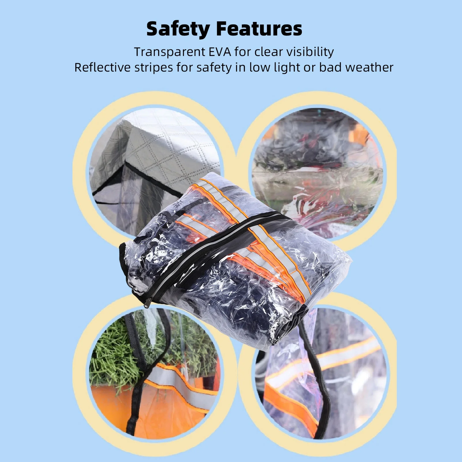 All Weather Forklift Cover Forklift Rain Cover 6000 Lbs Weight Capacity  Clear Forklift Cover EVA for All Weather