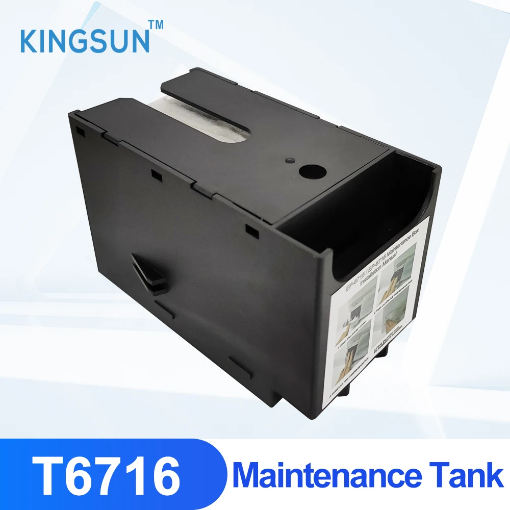 T6715 T6716 Ink Maintenance Box For Epson Printer Workforce Wf 4720