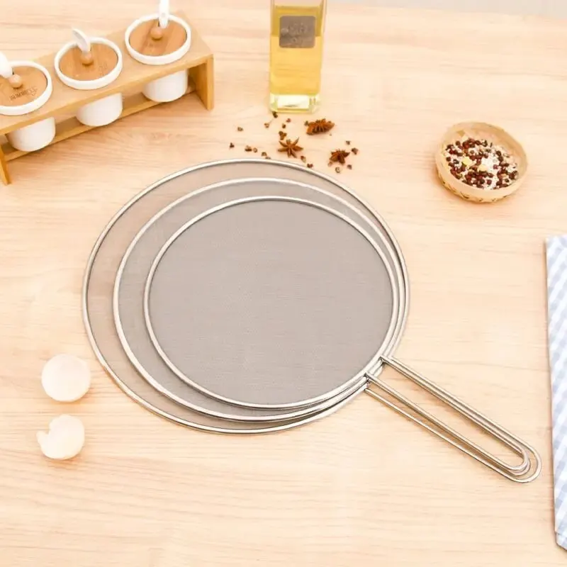 Stainless Steel Oil Splash Screen Anti Scald Deep Frying
