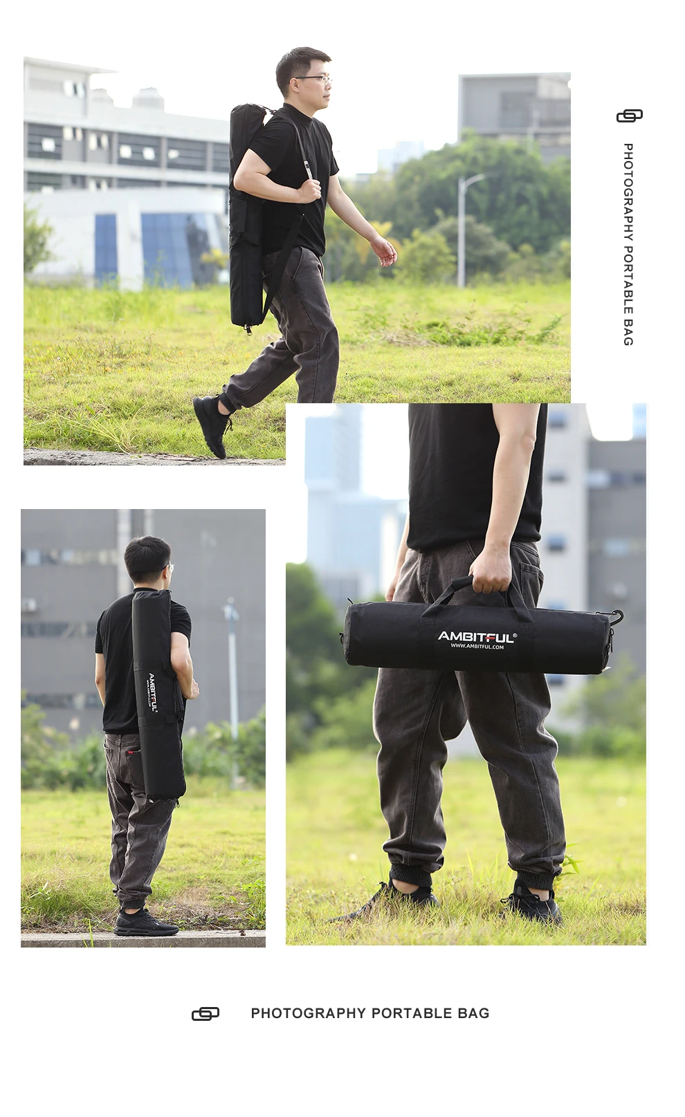 55/60/65/70/75/80/100/125cm Padded Camera Monopod Tripod Carrying Bag Case/Light