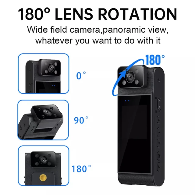 HD 4k/2k/1080P Driving Recorder Handheld Back Clip Law Enforcement Instrument Infrared Night Vision Camera Sports DV Body Cam - Image 2