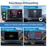 9 inch Wireless CarPlay Screen for Car Compatible with CarPlay& Android Auto, Portable Car Stereo with GPS Navigation Plug&Play - Image 4