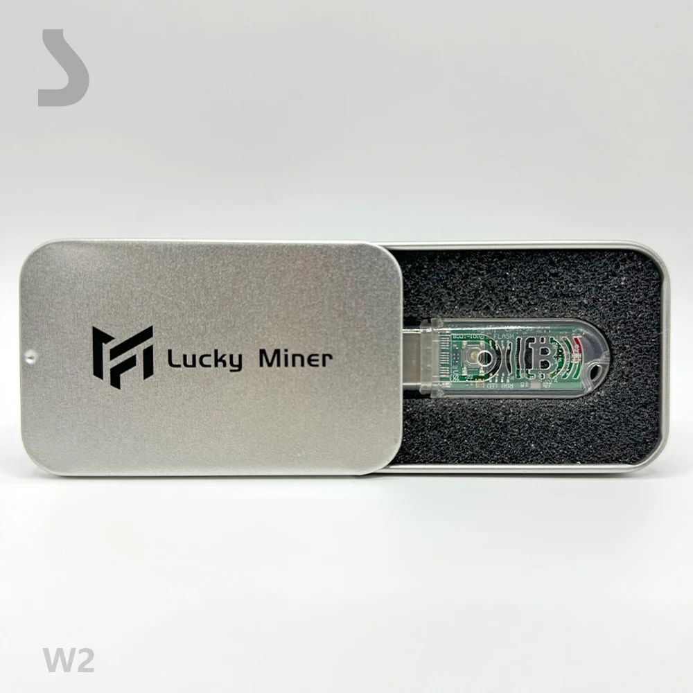 Bitcoin Miner USB Bitcoin Solo Miner LV03 Lottery Crypto 2.4G WiFi 74KH 1W  With Mini One Shot Miner Bitcoin