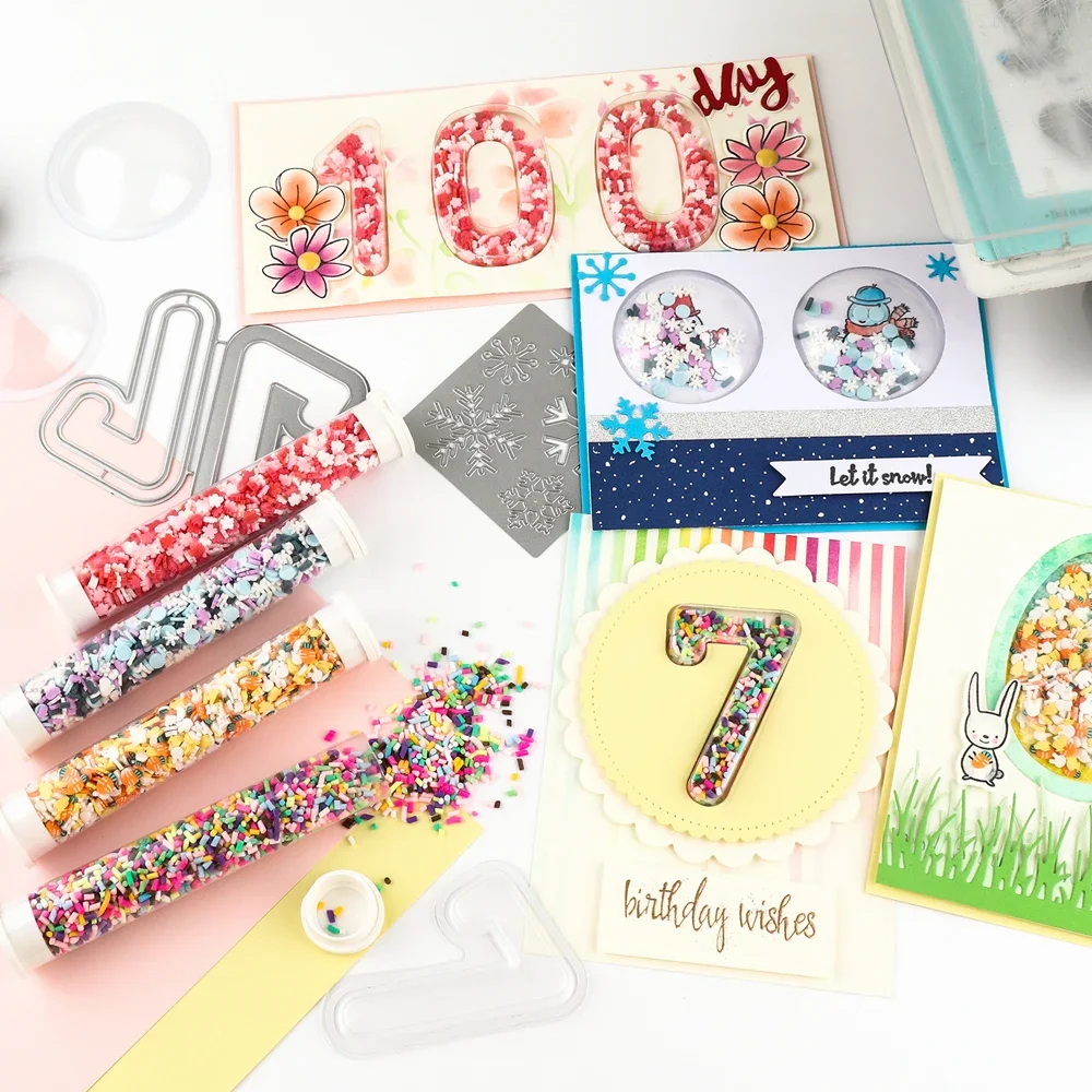 3D Dimensional Shaker Domes for Crafting and Card Making