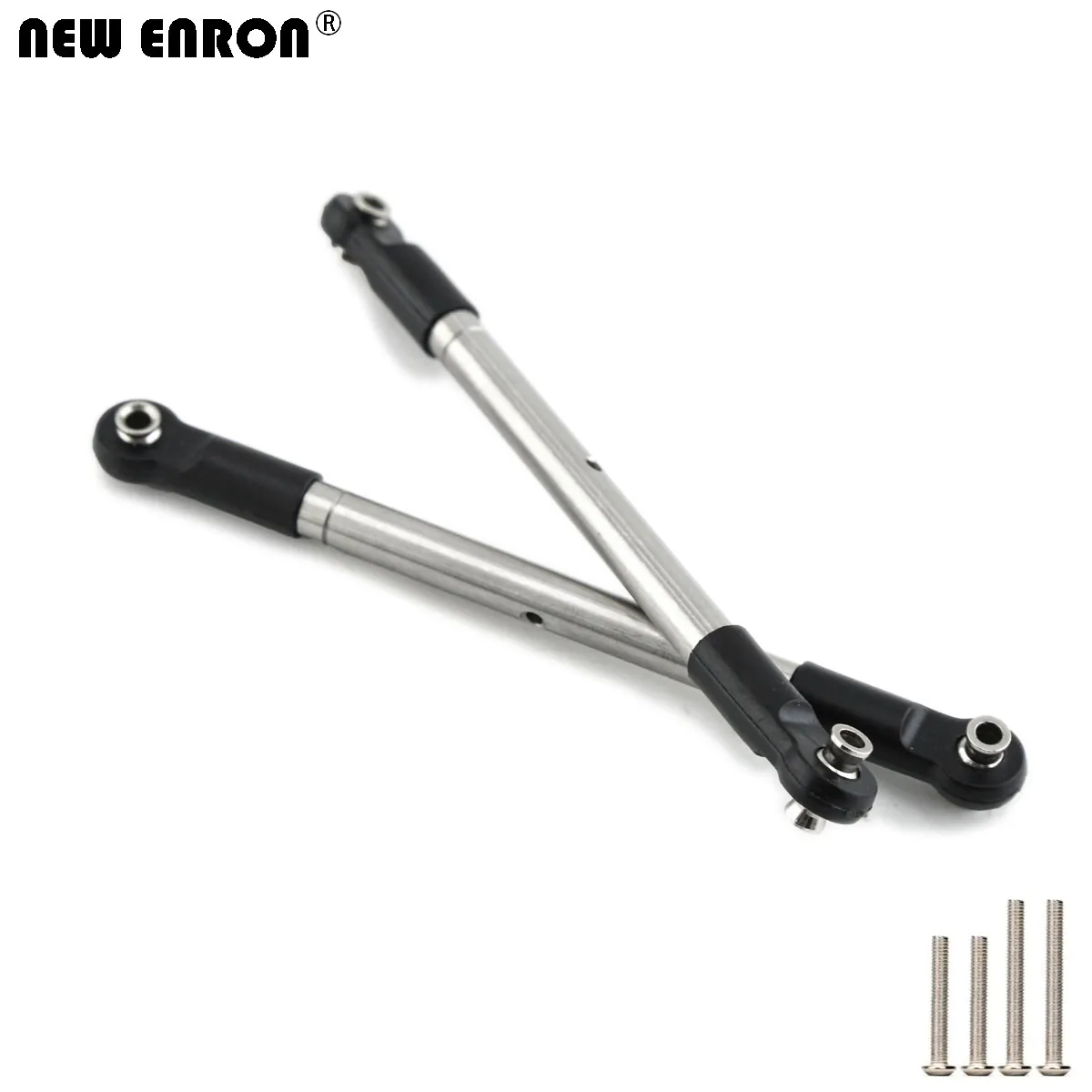 あい専用リンク 2Pcs 119mm Front Toe Links Linkage 8997 Stainless Steel for