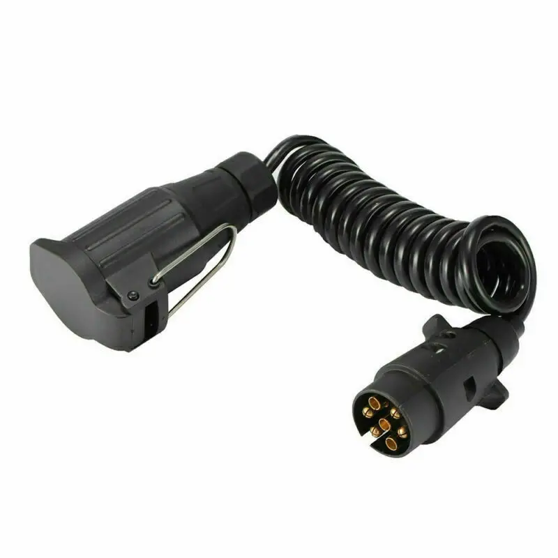 7 Pin To 13 Pin Trailer Connector Electric Adapter Plug 2M Truck Extension Cable 12V Waterproof RV Plug Socket Adapter Caravan trailer plug adapter trailer socket trailer plug socket trailer plug