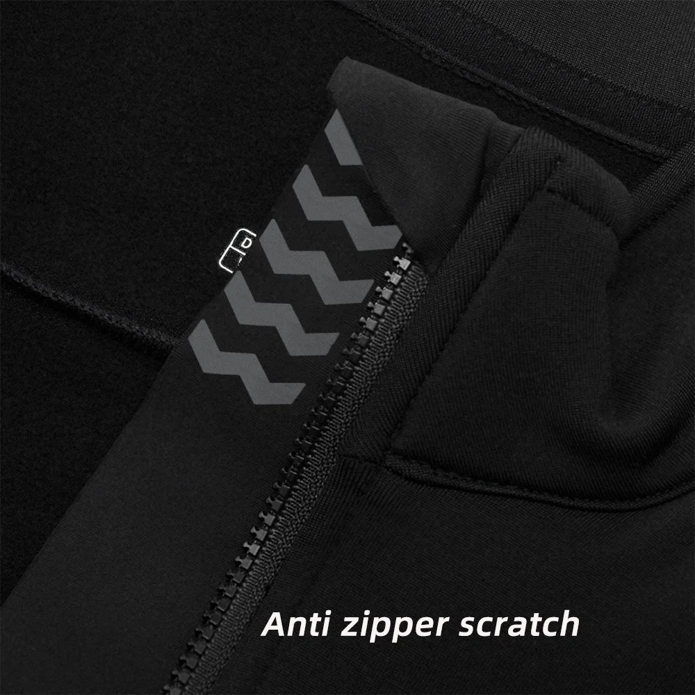 YKYWBIKE Winter-Radtrikot für Herren, Thermo-Fleece Fahrradbekleidung, MTB Langarm Warme Rennrad-Jacke, Outdoor-Fahrradoberteil – Detail 11