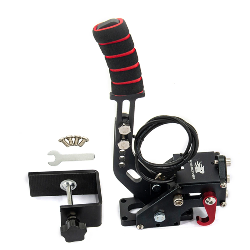 16Bit Pc Usb Handbrake Suit G25/G27/G29 T500 Acciaio E Alluminio Regolabile Per Sim Auto Racing Games Pc Windows Dirt Rally