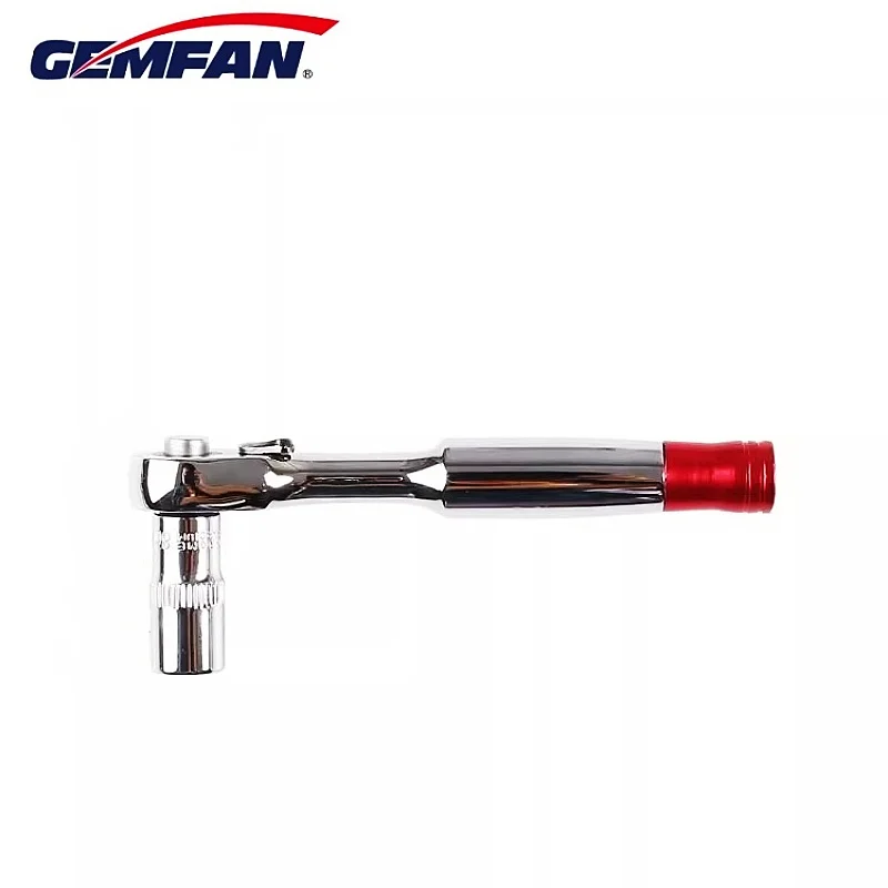Gemfan 1/4 8mm 래칫 스크루 드라이버 소켓 렌치 모터 도구 FPV 브러시리스 모터 프로펠러 FPV 레이싱 드론