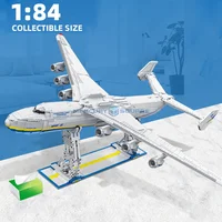 An-225 MOC 57014 1:84 Transport Aircraft Model Bricks Civil Aviation Large Airliner Plane High Tech Building Blocks Toy for Gift 3