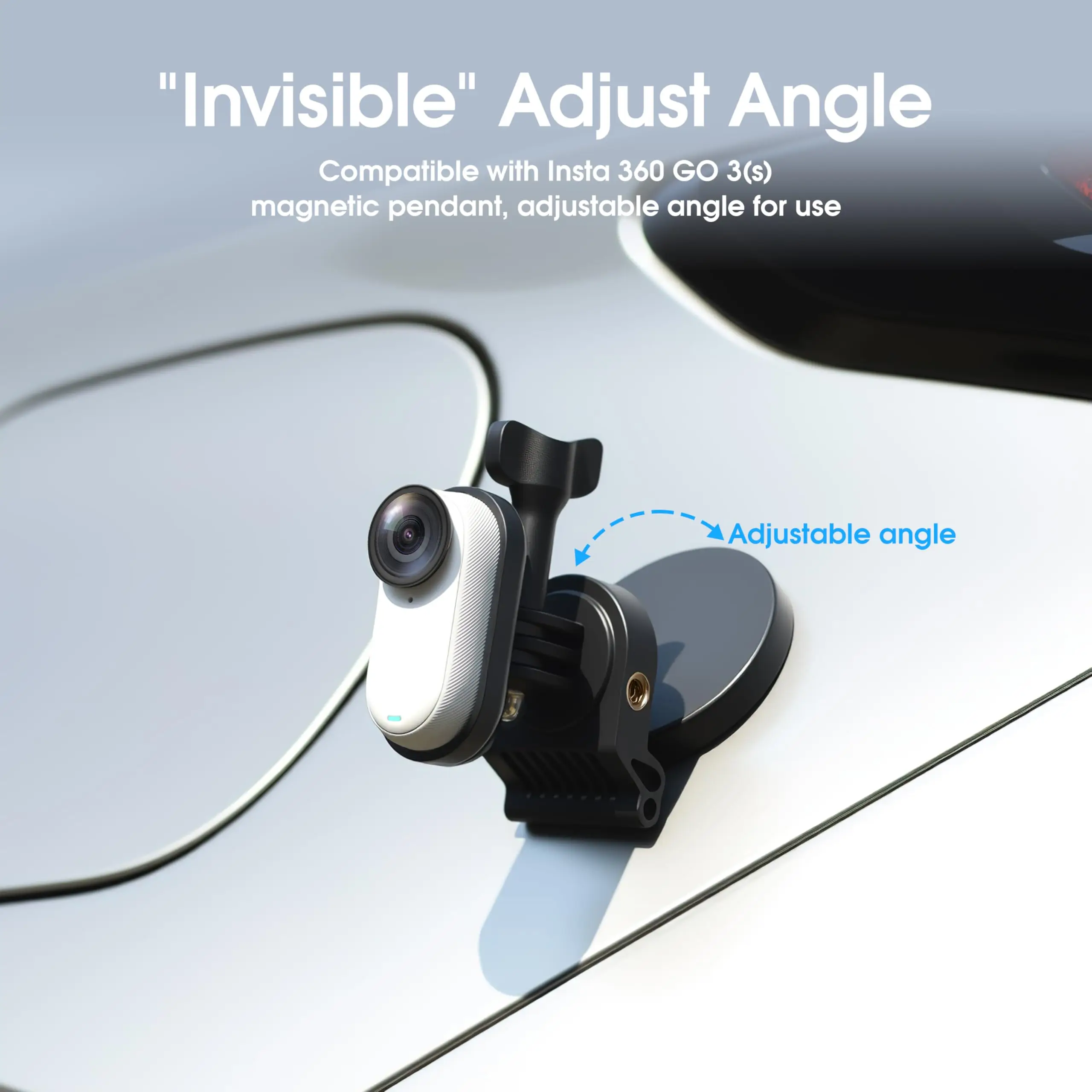 Magnetic Multifunctional Foldable Tabletop Car Mount with Adjustable Angles