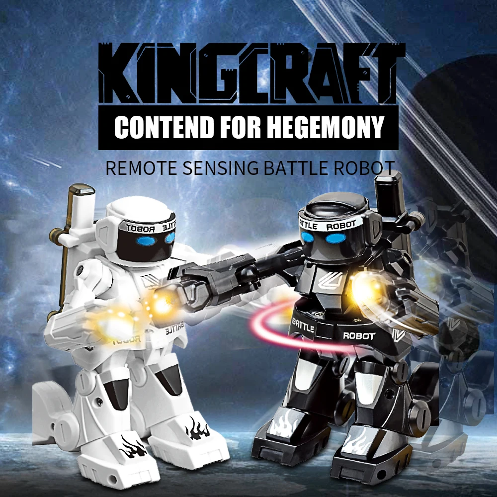 Rc Robot Toys For Kids Cool Light Sound Effects Gesture Sensing Remote Control Battle Robot Boys And Girls Children's Gift robot toy remote control robot toy