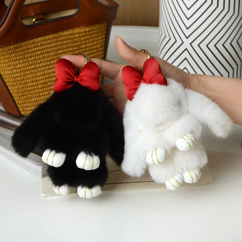 Pendentif Porte-clés Lapin En Peluche – Mignon Et Tendance – Femme (Neuf Avec étiquettes)