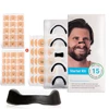40 Pairs Magnetic Nasal Strips Nasal Breathing Dilators Kits Increase Air Intake Improve Sleeping Reduce Snoring for Nighttime 1