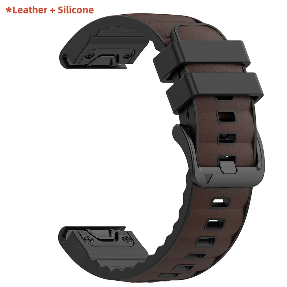 Versatile Quick Release Nylon+Silicone Strap, 22mm/26mm