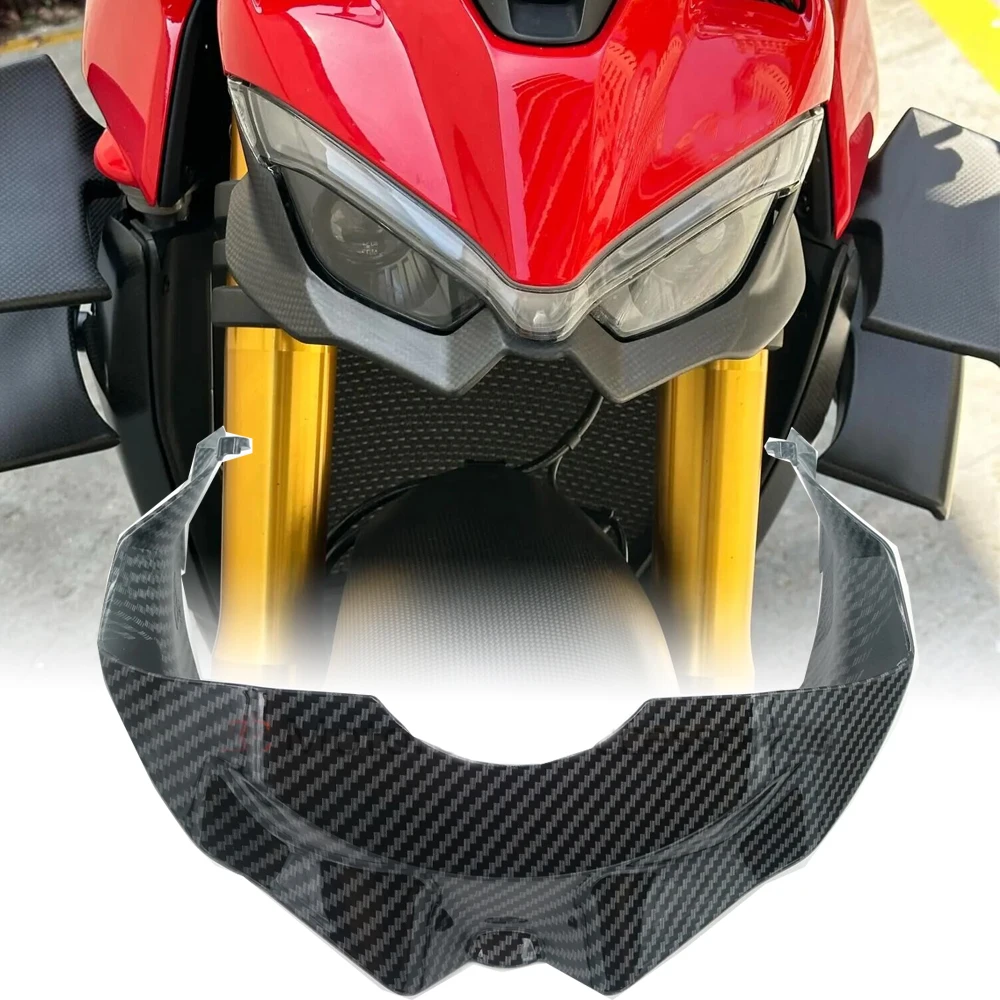 

For Ducati V4 S SP Streetfighter V2 2020 2021 2022 2023 V4S Headlight Lower Cover Plate Fairing Front Under Nose Guard Part Moto