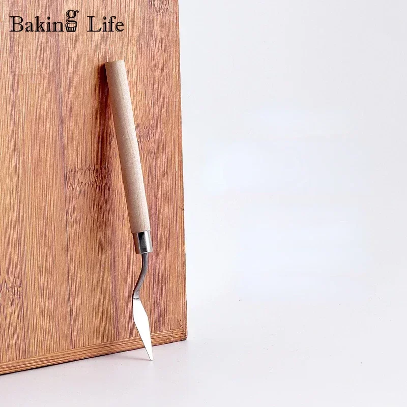 Stainless Steel Fondant Cake Spatula Cream Mixing Scraper Oil Painting Shovel Baking Pastry Tools Kitchen Accessories