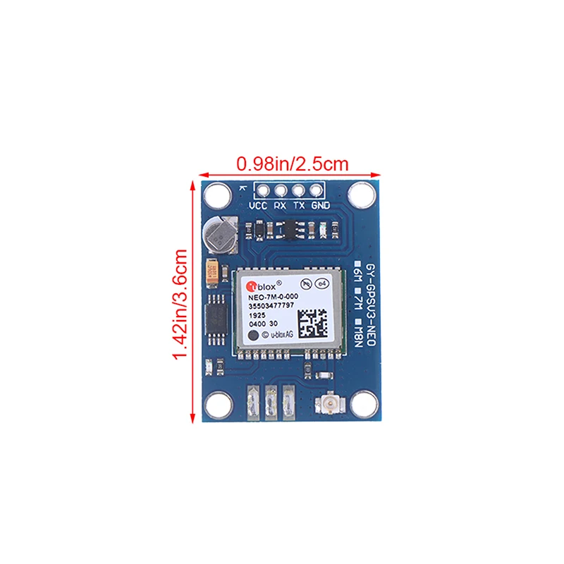 Module GPS Ublox NEO-6M avec Antenne Céramique pour Drone RC