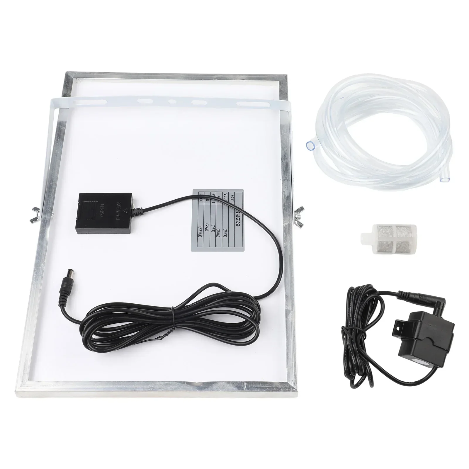태양광 양수 시스템 9V 6W/10W 패널 5V DC 펌프 240L/H 2M 튜빙 포함 태양광 산소 펌프 키트 1세트