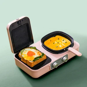 Breakfast Machine Household Small Lazy Man Multi Function Three In One Press Baked Bread and Fried Egg Spitting Driver