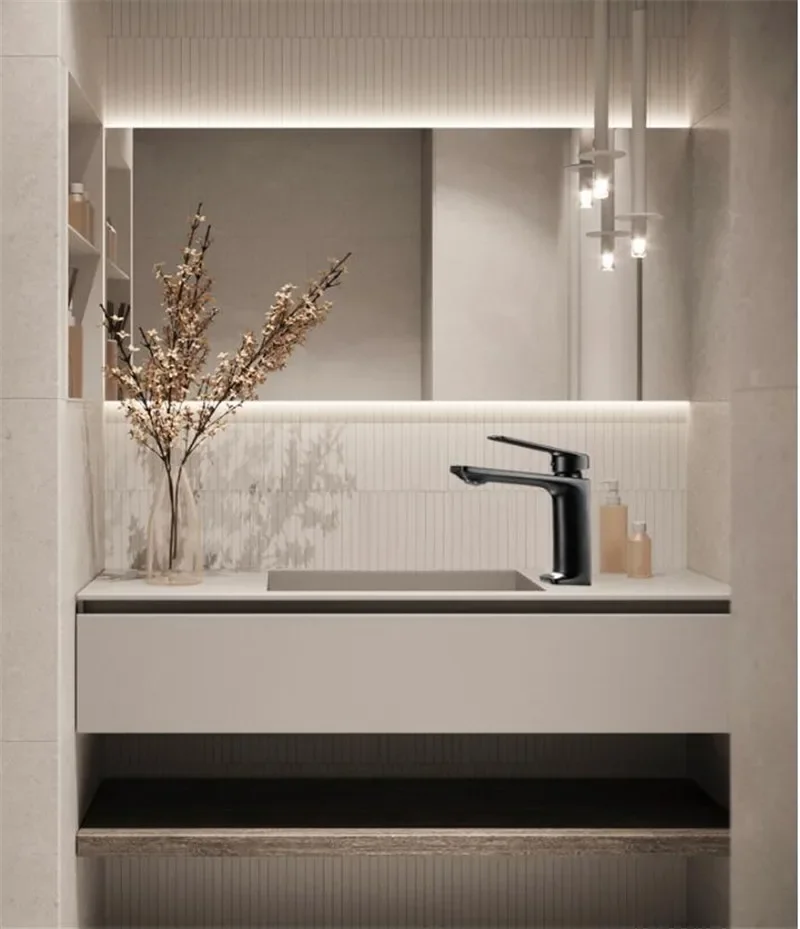 Description Picture 4 of itemGold White  Bathroom Faucet Basin Mixer Tap Black Wash Hot & Cold Waterfall Brass New Arrivals