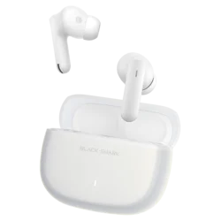 Black Shark T23 Wireless Earphones - Bluetooth TWS Earbuds with Long - Lasting Playback, Smart Touch Control, Hi - Fi Audio & Deep Bass (White)