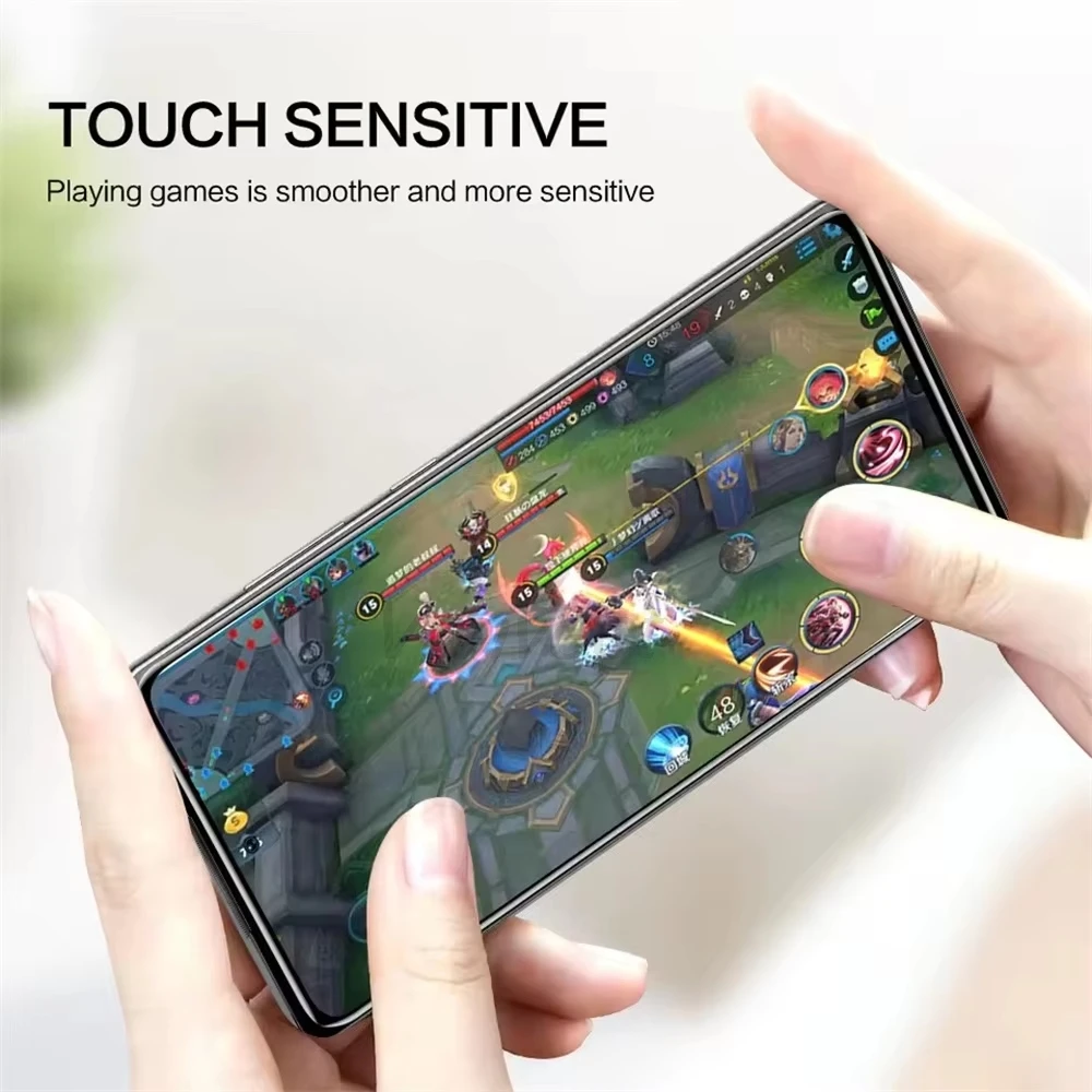 Premium Oleophobic Coating Dust-Free Tempered Glass Screen Protector (1-3 Pack)