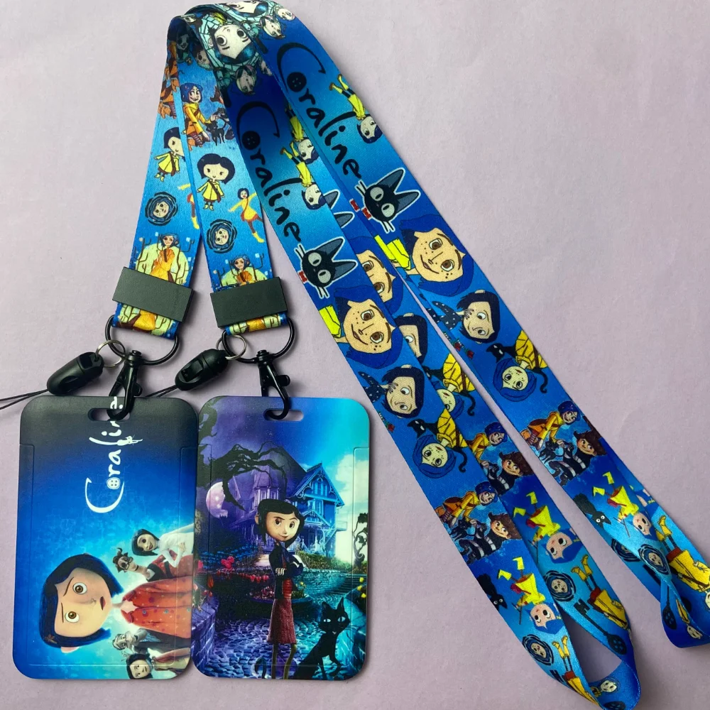 

Caroline Cartoon TV Show Lanyard Neck Strap For Keys ID Card For USB Badge Holder DIY Hang Rope Phone Accessories