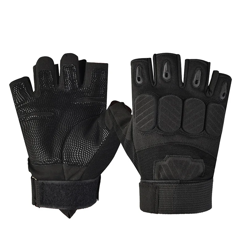 1Pair Tactical Half Finger Gloves Army Military Combat Hunting Shooting Air Gun Paintball Police Duty No Finger