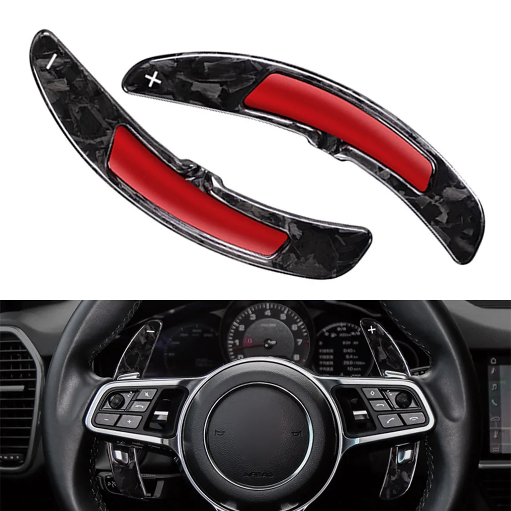 Geschmiedet Carbon Faser Auto Lenkrad Paddle Shifter Erweiterung