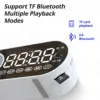 Quiet Alarm Clock Digital LED Clock FM Voice Control Snooze Time Temperature Display Night Mode Reloj Despertador Desktop Clocks 5
