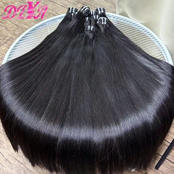 16A Grade Unprocessed Raw Vietnamese Hair Bundle Super Double Drawn Bone Straight Human Hair Bundles 100% Virgin Hair Extensions 1
