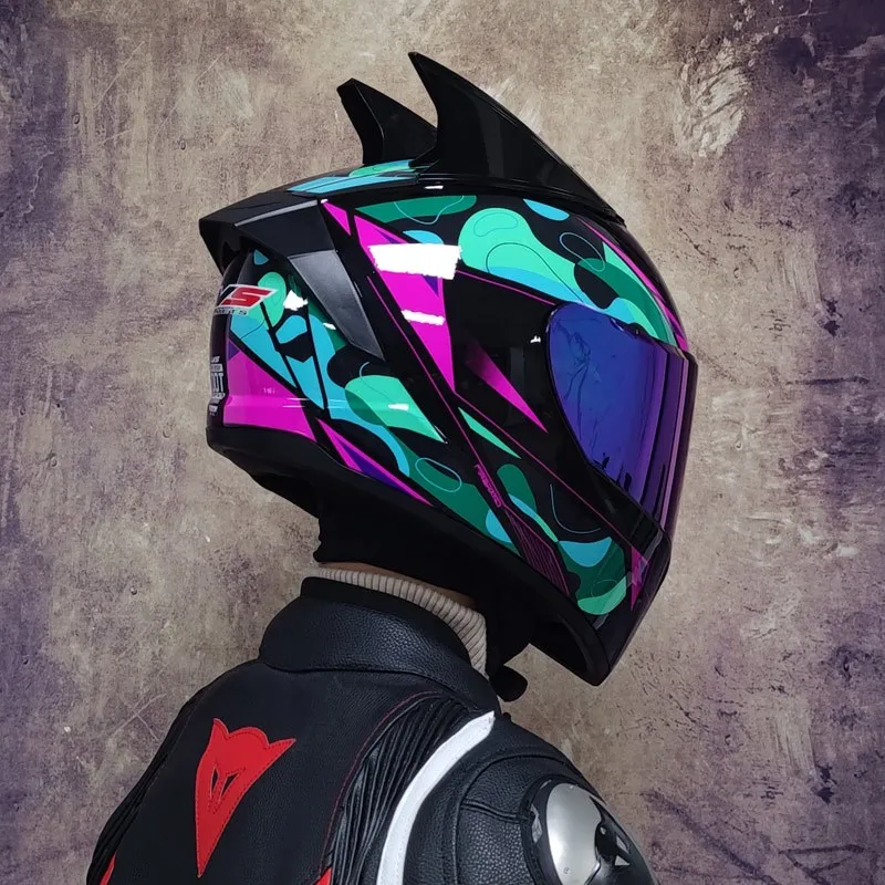 Comprar Dom gratuito de 2023 nova corrida profissional a cara cheia de  capacetes para motociclistas de lente dupla capacete de moto dot aprovados  rua touring riding < Moto de equipamentos e peças