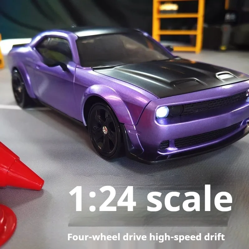 Professional RC remote control car four-wheel drive high-speed drift racing car dedicated charging racing car Dodge Hellcat 2