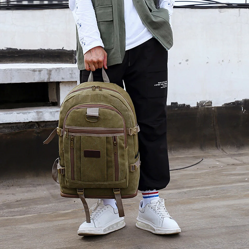 Large Capacity Expandable 55L Travel Backpack 45L Men's Outdoor Mountain Climbing Trend Brand Durable Fashion Women's Backpack