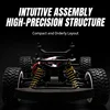 1/12 RC Car SY1201 32km/H 2.4G 4WD with Gyroscope 390 Motor ESP with LED Light High Speed Drift Car RTR Suits Adult Kid Toy Gift 2