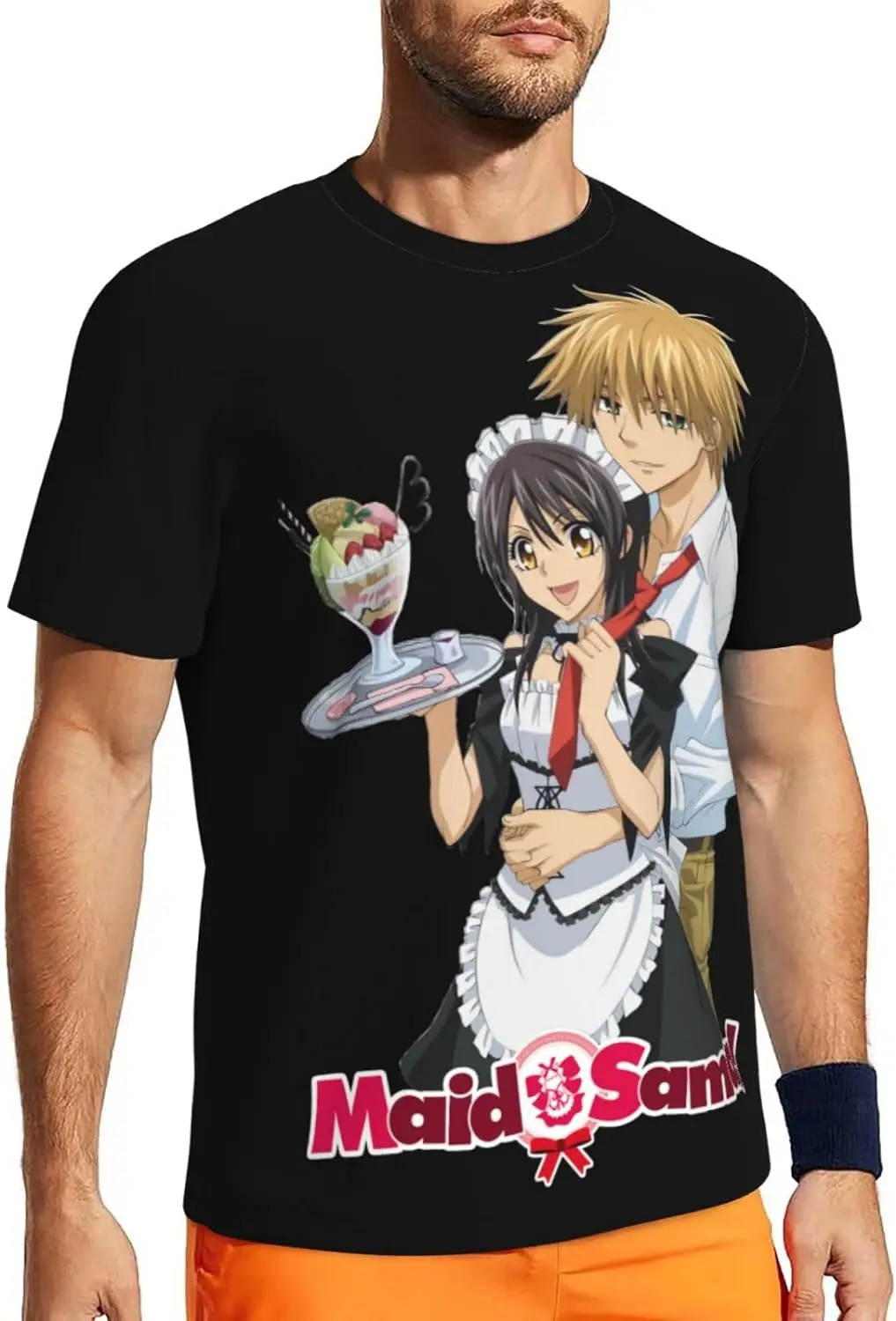 

Anime Maid Sama T Shirt Boy's Summer O-Neck Clothes Casual Short Sleeves Tee