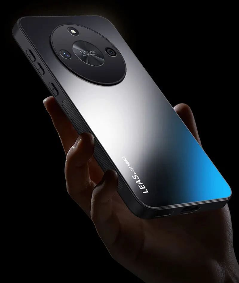 Huawei Honor Matte Hard Case with Ring Stand - Magnetic Protective Back Cover