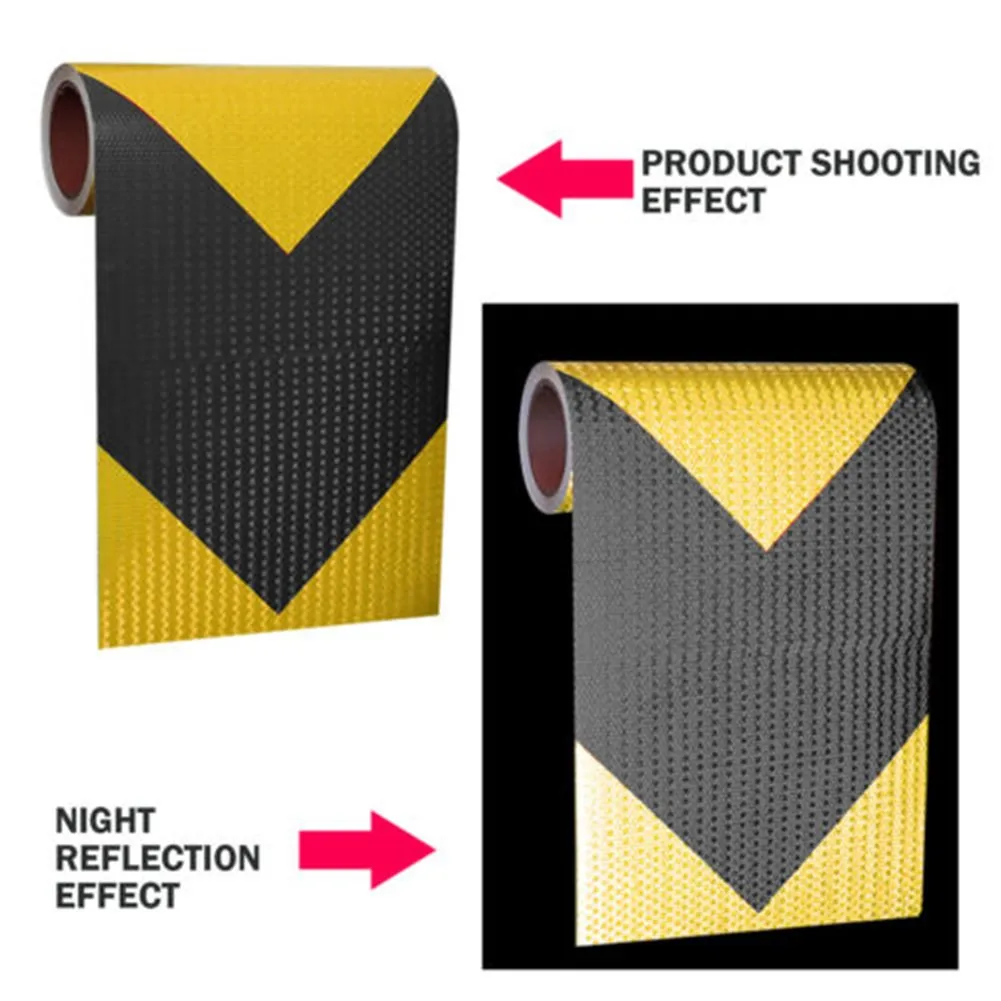 

5CM*300CM PVC Reflective Tape Stickers Auto Truck Pickup Safety Reflective Material Film Warning1 Tape Car Styling Decoration