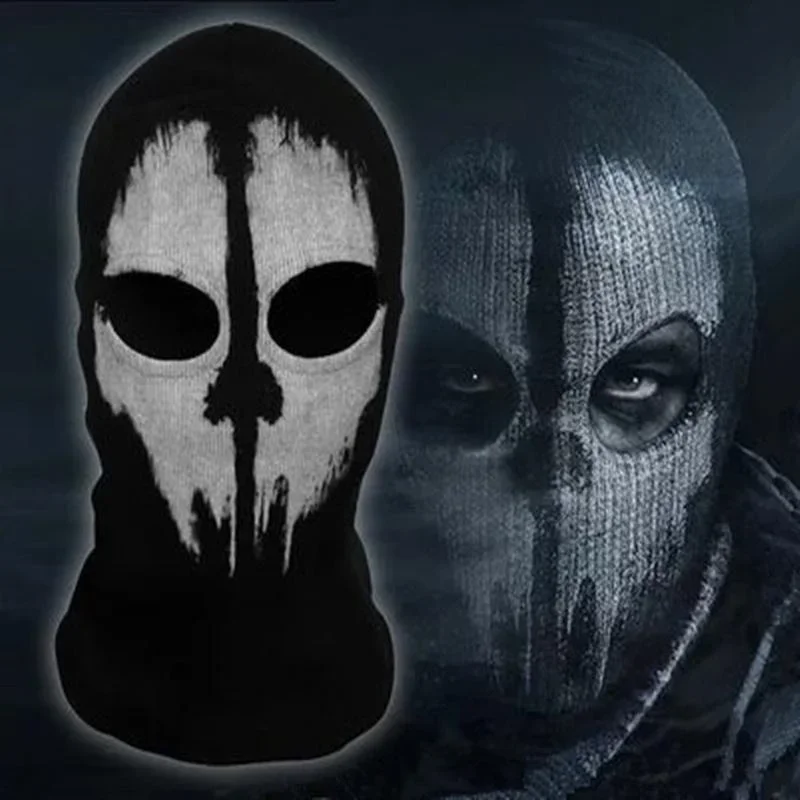 1 Stück Roman Balaclava Ghost Skull Bike Motorrad Helm Kapuze Ski Sport Hals Gesichtsmaske – Detail 9