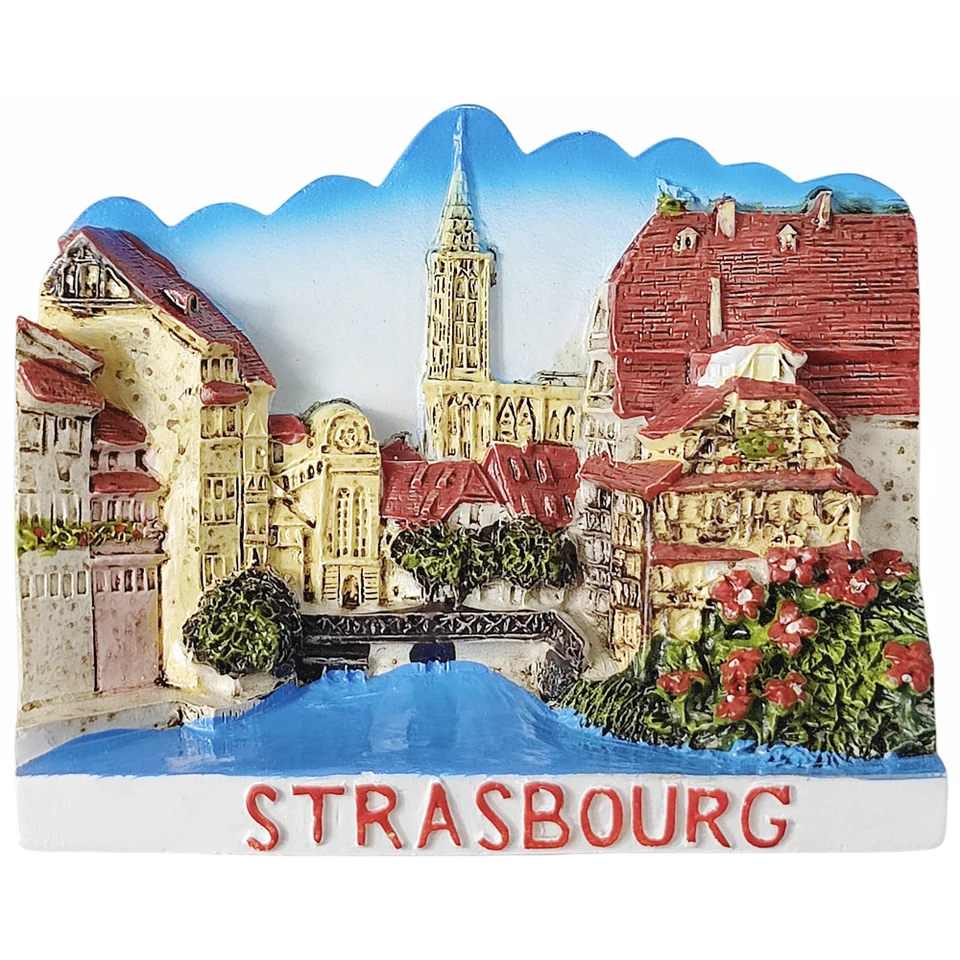 Calamita da frigorifero Parigi Francia, 3D, PVC, Espositore da scaffale, Magnetico, Cucina, Viaggi, Souvenir, Regalo, Decorazione, Casa, Collezione, Artigianato - Italia