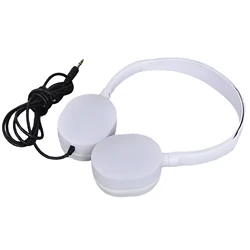 Premium Wired Studio Headphones with 50mm Drivers (White)