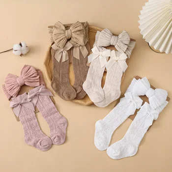 Baby Stockings Headband Set 1
