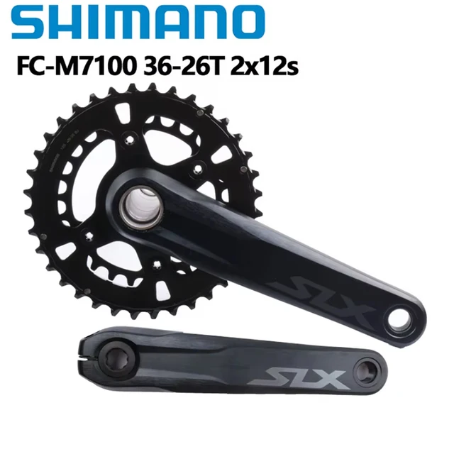 Shimano DEORE XT SLX M8100 M7100 Crankset 36-26T Double Chainring