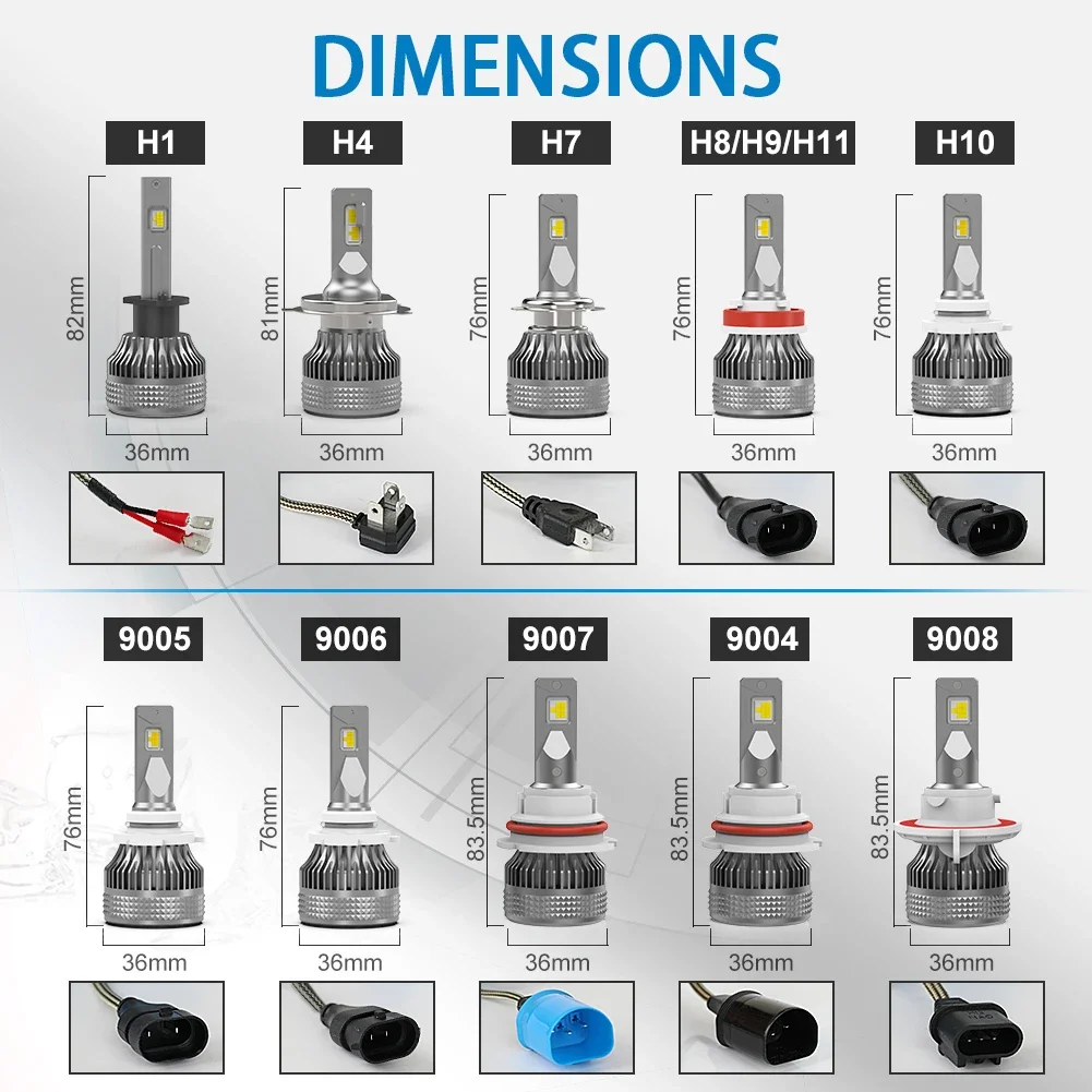 H7 Led Bulbs 20000LM 70W for Car Motorcycle led car lights led lights led bulbs led headlights led car headlights car headlamps