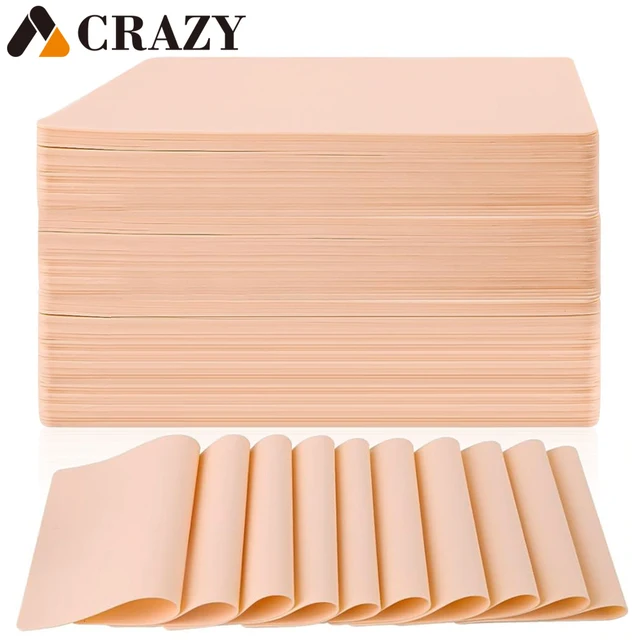20/10/5/3/1PCS Tattoo Practice Skin Blank Fake Tattoo Skin Synthetic Leather for Permanent Makeup Tattoo Beginner Exercise Tool