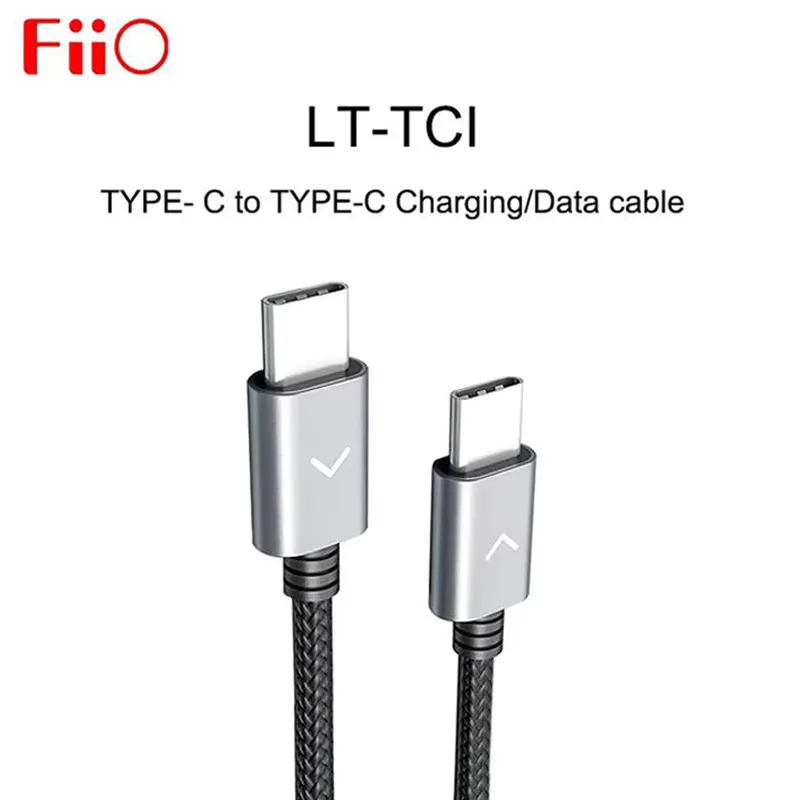 FiiO LT-TC1 Type-C to Type-C Charging Data cable For FIIO M-series player BTR-series Bluetooth Amp & other USB device